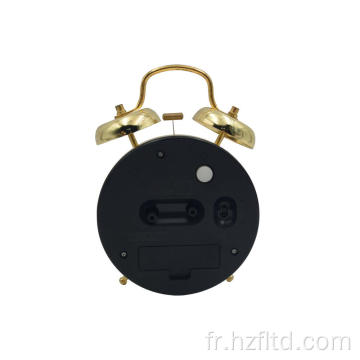 Éclairage d&#39;alarme Factory 4 pouces Metal Double Bell Gold électroplié